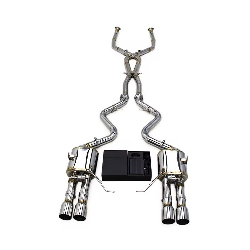 OEM Valved Exhaust BMW M3 E90/E92/E93 2008-2013, 2.5inch Dual X Mid Pipe SS304 Exhaust Muffler
Catback System