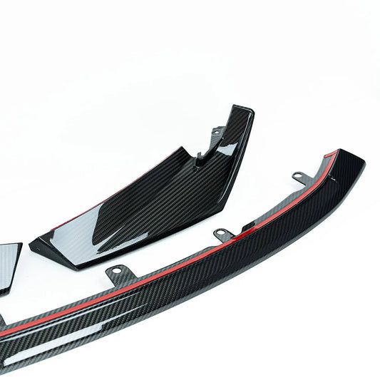 BMW G8X M3 M4 CSL Carbon Fiber 3PC Front Lip Splitter – G80 G82 G83 | DriveTech INNOVATIONS