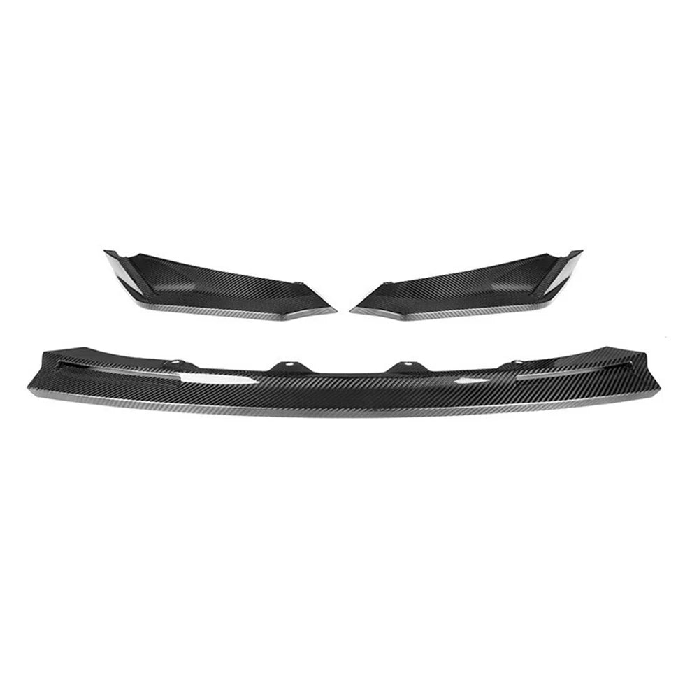 BMW M3 / M4 G80 G82 Dry Carbon Fiber Three-Piece V-Shaped Front Lip |DriveTech Innovations
