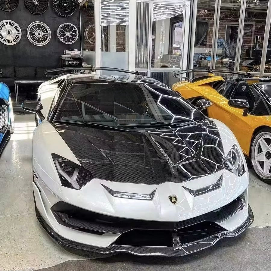 Lamborghini Aventador SVJ LP700 Full Carbon Fiber & Forged Carbon Fiber Body Kit | DriveTech Innovations