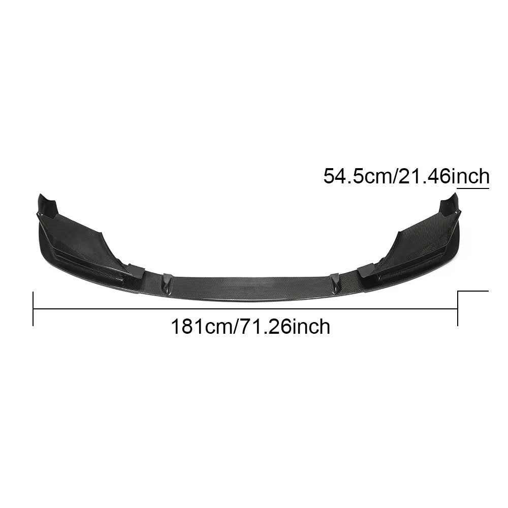 MP Style Carbon Fiber Front Lip V2 - BMW F90 M5