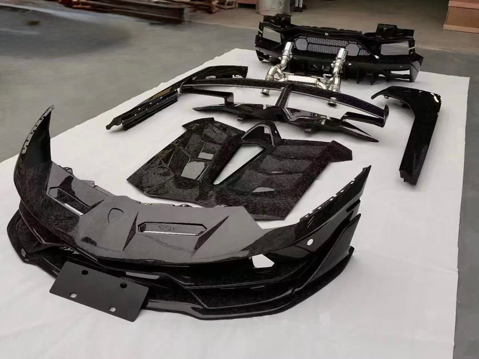 Lamborghini Aventador SVJ LP700 Full Carbon Fiber & Forged Carbon Fiber Body Kit | DriveTech Innovations