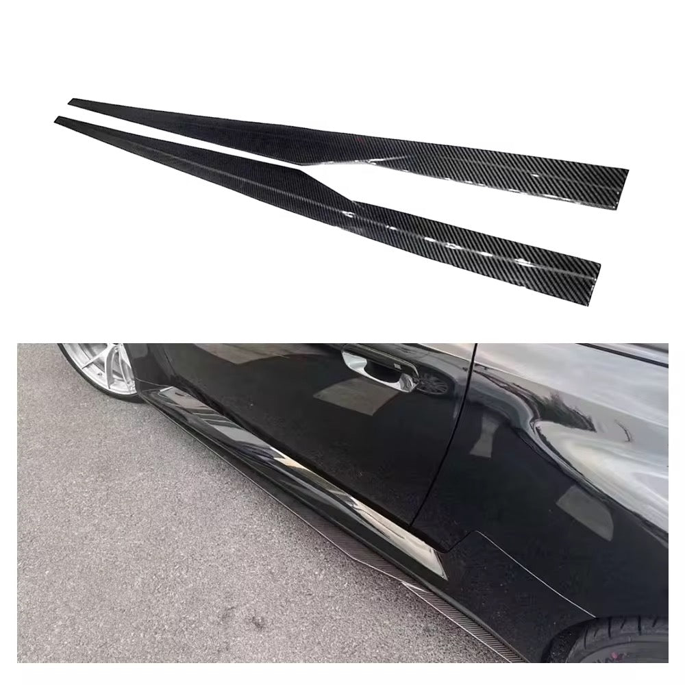 R44 style dry carbon fiber Side skirts for BMW M2 g87