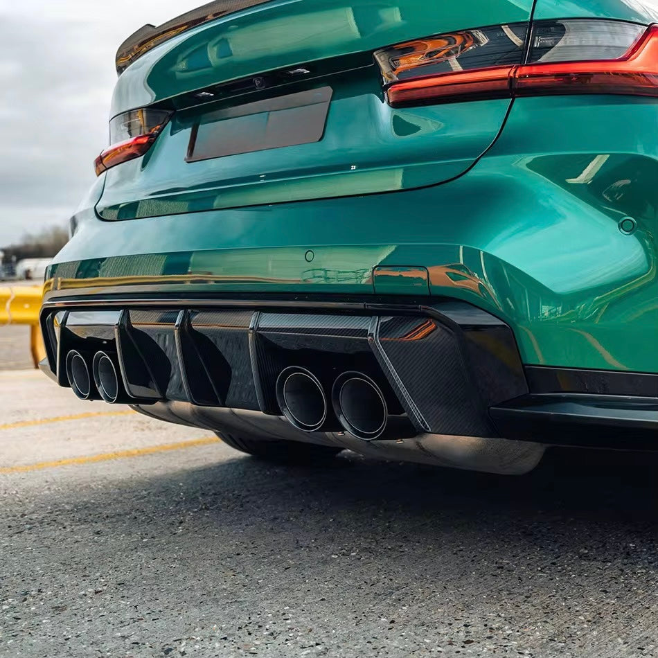 BMW M3 / M4 G80 G82 Dry Carbon Fiber MP Style Rear Lip Spoiler | DriveTech Innovations