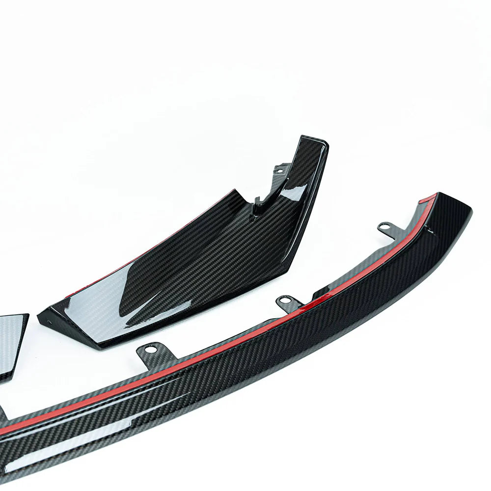 BMW G8X M3 M4 CSL Carbon Fiber 3PC Front Lip Splitter – G80 G82 G83 | DriveTech INNOVATIONS
