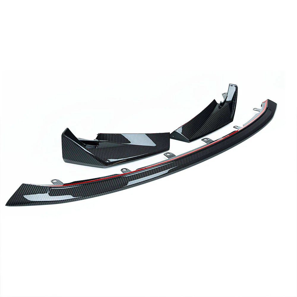 BMW G8X M3 M4 CSL Carbon Fiber 3PC Front Lip Splitter – G80 G82 G83 | DriveTech INNOVATIONS