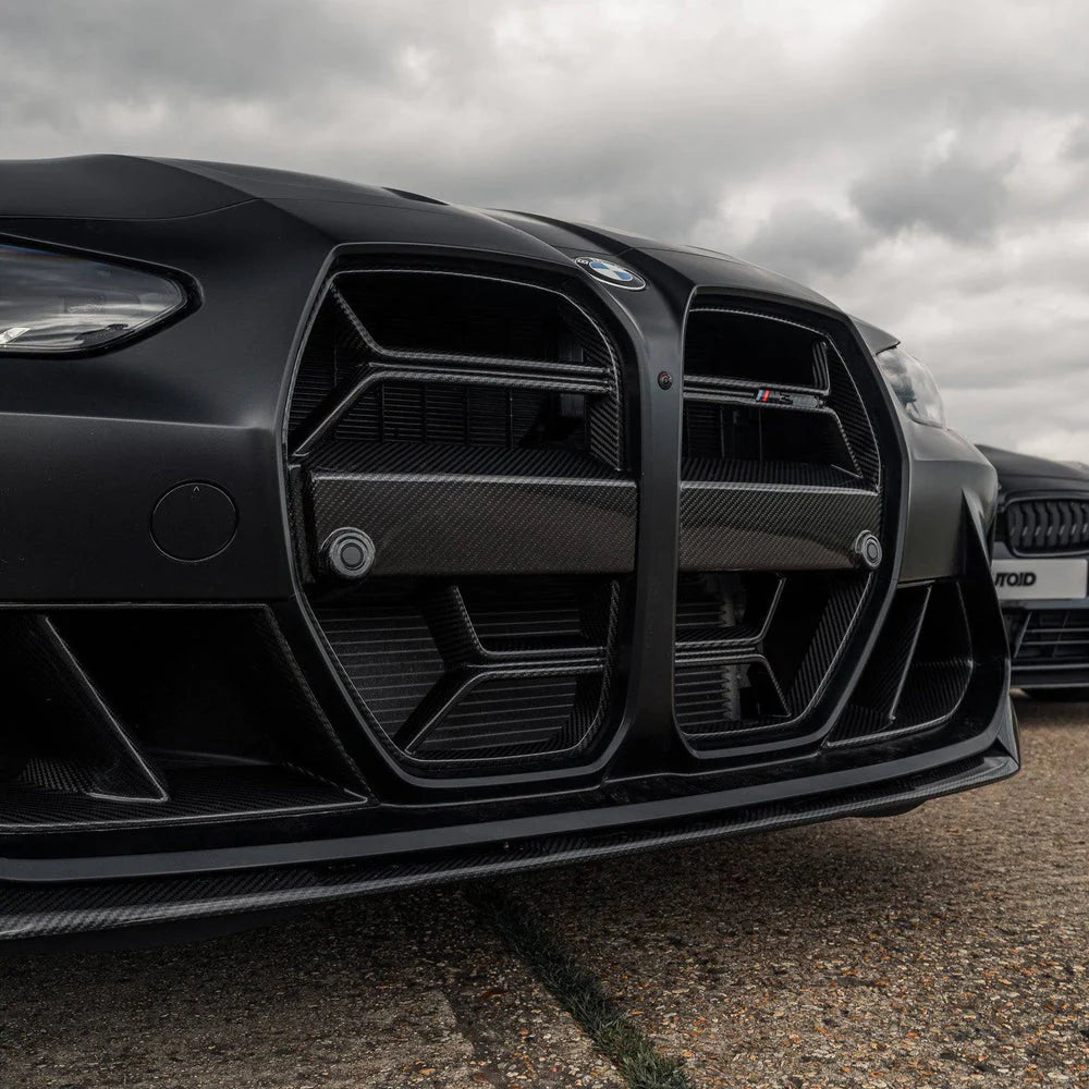 BMW G8X M3 M4 CSL Carbon Fiber 3PC Front Lip Splitter – G80 G82 G83 | DriveTech INNOVATIONS