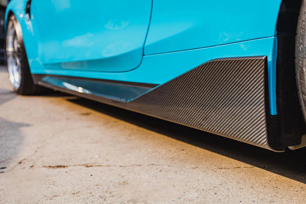 BMW M3 / M4 G80 G82 G83 Dry Carbon Fiber MP Side Skirts | DriveTech Innovations