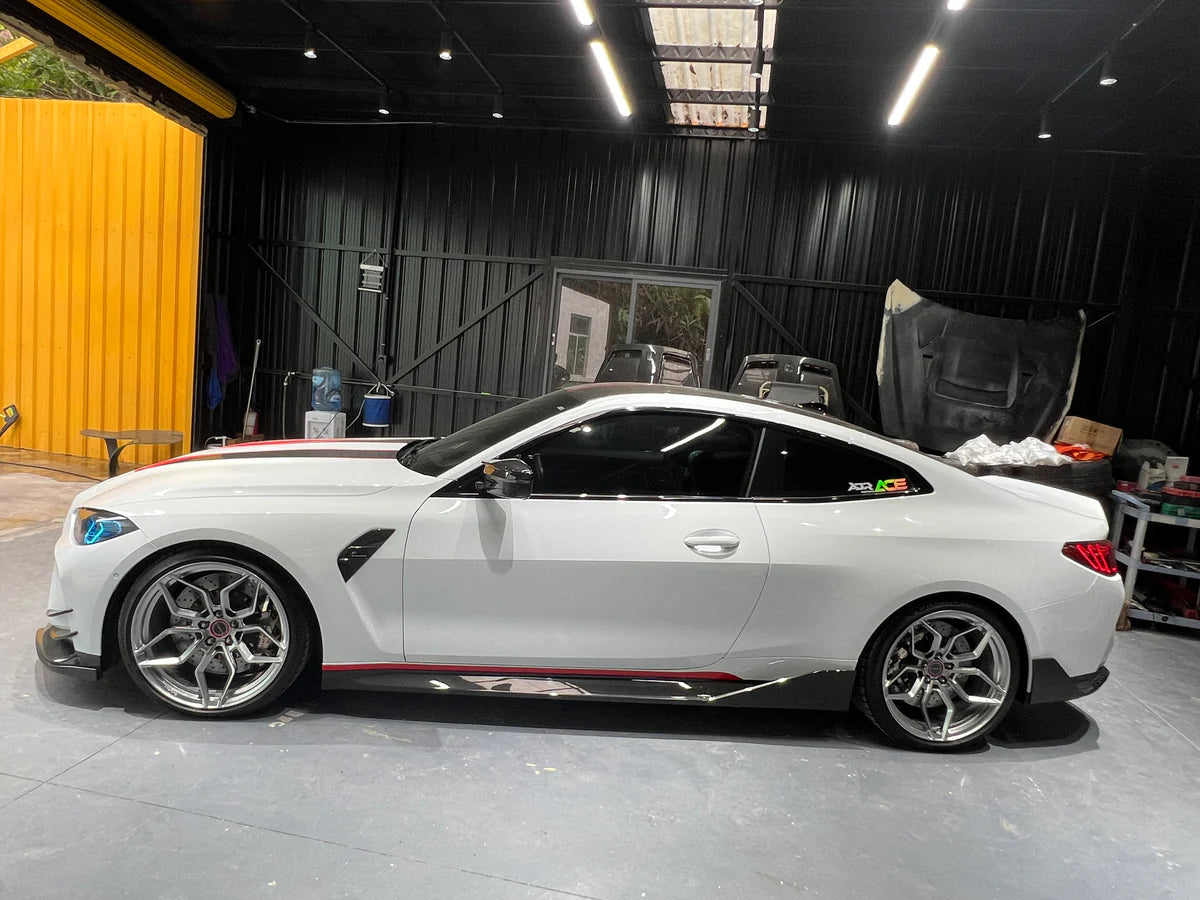 BMW M3 / M4 G80 G82 G83 Dry Carbon Fiber MP Side Skirts | DriveTech Innovations