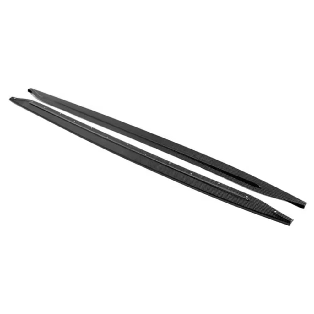 BMW M3/M4 G80/G82 Dry Carbon Fiber Single Flat Side Skirts | DriveTech Innovations