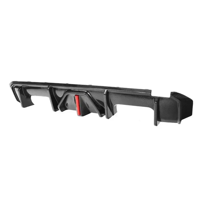 BMW G80/G82 M3/M4 AK-Style Dry Carbon Fiber Rear Diffuser with LED Light | DriveTech Innovations