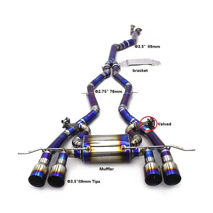 BMW G80 M3/G82/G83 M4 Valvetronic Exhaust System (2021–2026) – S58 with Valve Controller | DriveTech Innovations